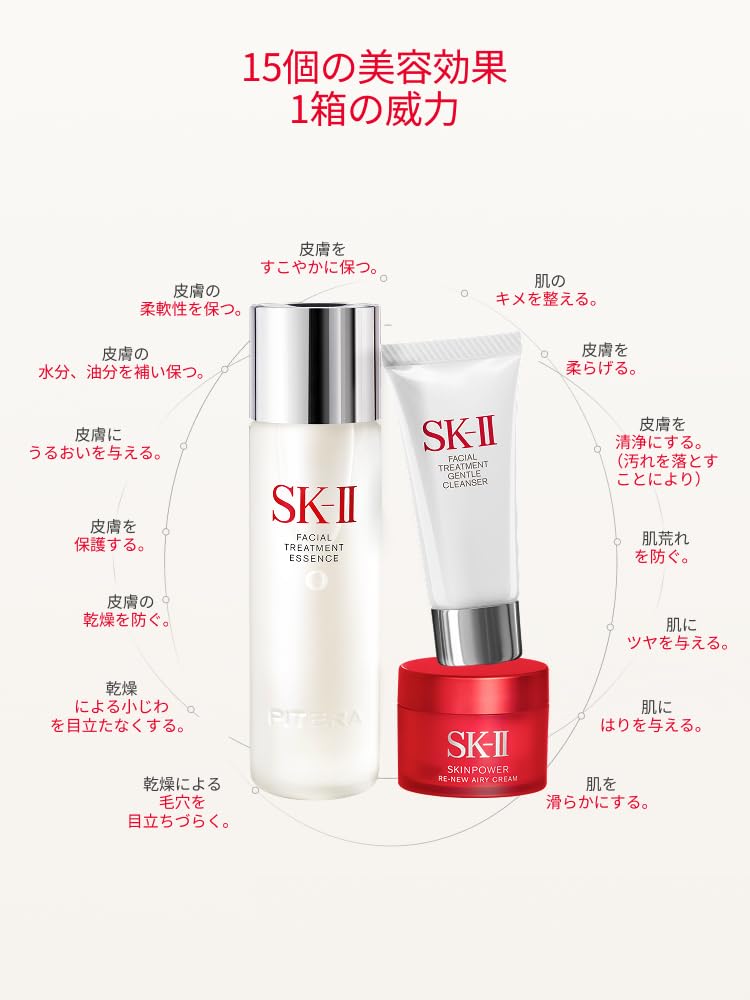 Amazon.co.jp: SK-II スキンケアセット ピテラ™ ユースエッセンシャル